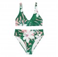Recycled high-waisted Bikini Set with floral print » earlyfish