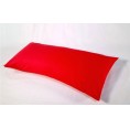speltex Organic Cotton Pillowcase for Knee Pillow 25x60 cm Berry Red
