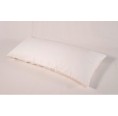 speltex Organic Cotton Pillowcase for Knee Pillow 25x60 cm Natural White