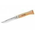 Opinel N°06 Pocket Knife, Beech & Stainless Steel, 7cm blade