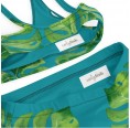 earlyfish » Recycled High Waist Bikini Monstera green/teal