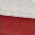 Reversible Loden Flannel Bedding Red/Light Grey » nahtur-design