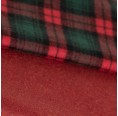 nahtur-design - Checked-Red Reversible Loden Flannel Bedding