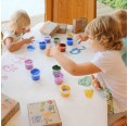 Organic Finger Paints for children, Set of 2 NORI – Pink/Violet » neogrün