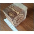 Raw Olive Wood Block 90x90x60 mm » D.O.M.