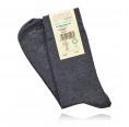 Grodo - Grey Organic Cotton Socks, gender-neutral