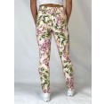 Organic Cotton Crop Skinny Trousers 'floral Anni' » bloomers