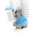 Pink hooded Towel made of Organic Cotton | early fish
