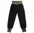 Unisex Cosiness Trousers brown organic cotton, ringed waistband | bingabonga