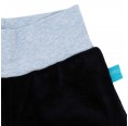 bingabonga Navy Pull-on Organic Cotton Nicki Shorts with colour-contrasting waist Light Blue