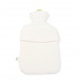 Organic hot water bottle for children: natural rubber & organic cotton