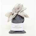 Handkerchief Organic Linen Set of 5 Light Grey » nahtur-design