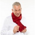 Eco-friendly Scarf red - mulesing-free Loden » nahtur-design