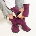 Foot & Wrist Warmer Berry - Eco Merino Wool » nahtur-designer Beere aus Öko Merinowolle » nahtur-design