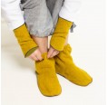 Foot & Wrist Warmer Curry - Eco Merino Wool » nahtur-design