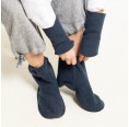 Foot & Wrist Warmer Teal - Eco Merino Wool » nahtur-design