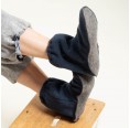 Teal Foot Warmer - Eco Merino Wool » nahtur-design