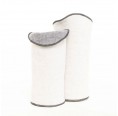 Cream White Wrist Warmer Eco Merino Wool » nahtur-design