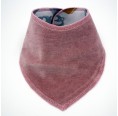 Absorbent Burp Cloth Eco Cotton & Plush Old Pink | bingabonga