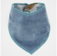 Absorbent Burp Cloth Eco Cotton & Plush Light Blue | bingabonga