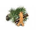 Christmas Olive Wood Hanging Ornament Chimney sweep » D.O.M.