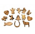 Christmas Olive Wood Ornaments, traditional motifs » D.O.M.