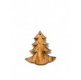 Christmas Tree Olive Wood Hanging Ornament » D.O.M.