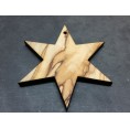 Wooden Christmas Tree Decorations STAR big | D.O.M.