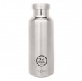 THERMO Drinking Bottle Stainless 0.5L Steel | 24Bottles