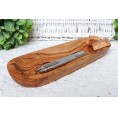 Olive Wood Tray for Pens & Utensils, 30 cm