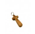 Keychain Olive Wood Cross without engraving » D.O.M.