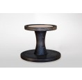 Pedestal for Universe carafe of ash wood, black