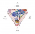 Colourful tropical fishes recycled high-waisted Bikini Briefs with UV-protection » earlyfish