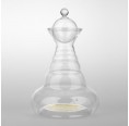 Delicate Delicate Carafe Golden Flower of Life by Nature's Design