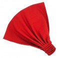Stretchy Organic Jersey Headwrap Plain Red » bingabonga