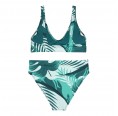 earlyfish » Recycled High Waist Bikini with Monstera graphic