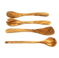 D.O.M. Salad Cutlery, Cooking Spoon & Spatula of olive wood