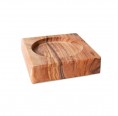 Olive Wood Coaster for small bowls | D.O.M.