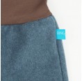 bingabonga light blue organic cotton fleece baby trousers