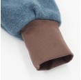Winter Baby Pull-on Trousers, organic fleece, light blue/nougat » bingabonga