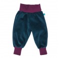 Baby Pull-On Trousers Organic Cotton Nicki Plain Teal