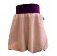 Old Pink bubble skirt eco cotton plush » bingabonga