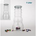 Water Pitcher 1 l with Glass Lid | Nature’s Design