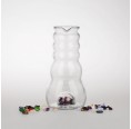 Water Pitcher 1 l with Glass Lid + Gemstones | Nature’s Design