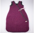 Winter Sleeping Bag Berry Organic Wool/Fleece Loden » nahtur-design