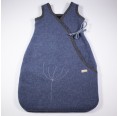 nahtur-design Sleeping Bag Winter Organic Wool/Fleece Loden Blue