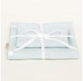 Eco-Friendly Linen Bedding Sets Light Blue for Baby & Toddler from nahtur-design