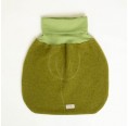 Winter Romper Bag in fluffy Loden, moss green » nahtur-design