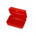 Red Storage container made of bioplastic | Biofactur