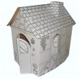 Wendy house made of eco friendly cardboard